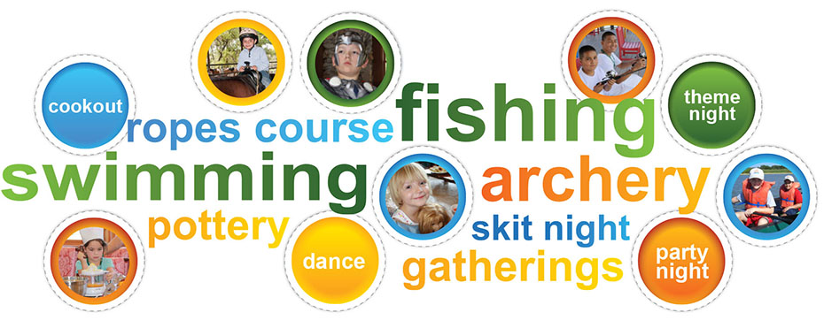 Print A word cloud with pictures of people and words.